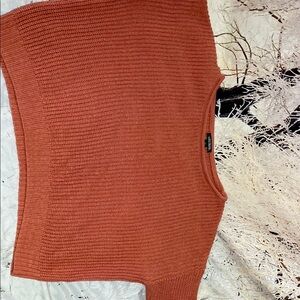 Rust Orange Knit Sweater